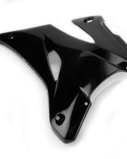 Black Powerflow Radiator Shrouds Fits 06-09 Yamaha YZ250F/450F