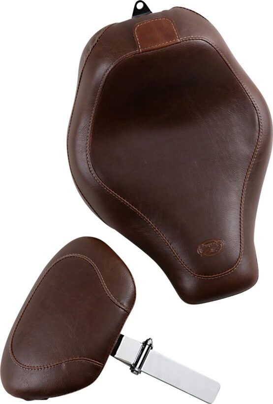 Tripper Diamond  Wide w/Backrest Brown Solo Seat - Image 3