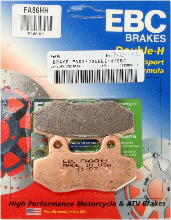 Sintered Double-H Brake Pads - Image 2