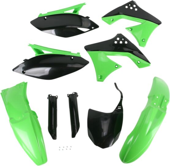 Full Plastic Kit - Green / Black Original 2010