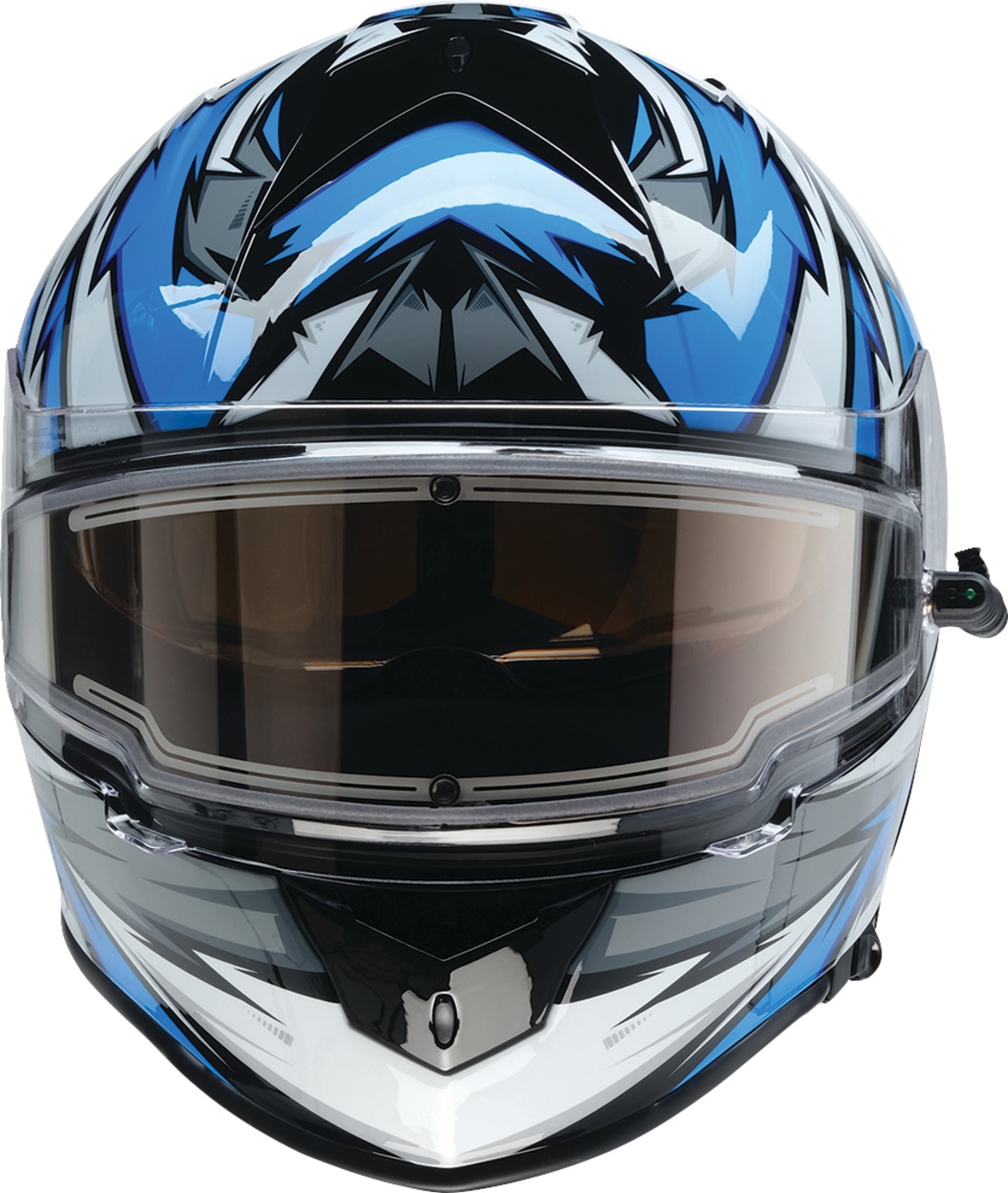 Z1R Warrant Neuron Snow Electric Helmet XL Blue/White - Image 3