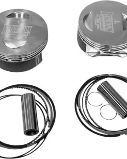 Revolution Performance Piston Kit Flat Top for 124in Monster Big Bore Twin Cam