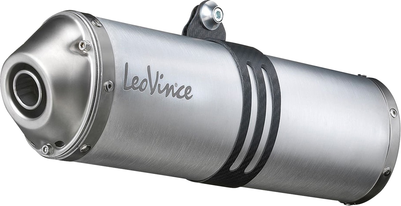 LeoVince X3 Slip-On Muffler Brushed For Kawasaki KLR 650 1997-2023 - Image 4