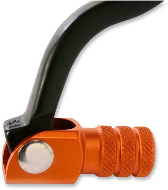 Anodized Forged Folding Shift Lever Black/Orange - Image 2