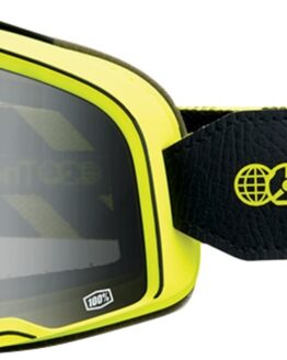 100% Barstow Goggle Smoke Lens Yellow Black Adult Unisex