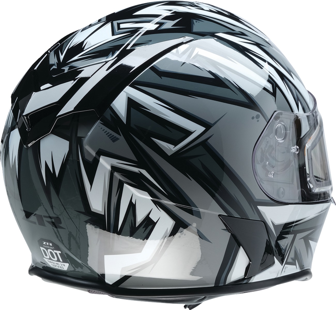Z1R Warrant Neuron Snow Electric Helmet XL White/Gray - Image 4