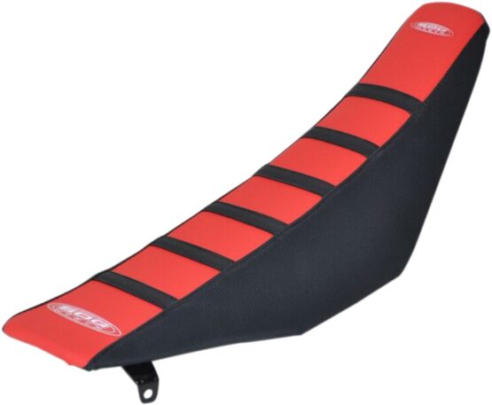 6-Rib Water Resistant Seat Cover Black/Red - Image 2