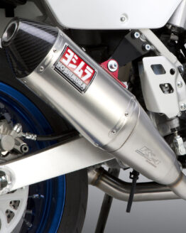 Yoshimura RS4 Dual Full Exhaust System Silver Fits DRZ400S/SM KLX400
