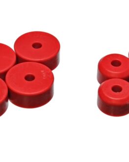 Red Polyurethane Motor Mounts 3.1102R For 55-57 Chevy Stock 8cyl Only
