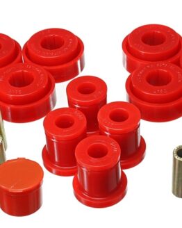 Red Front End Control Arm Bushing Set by Energy Suspension