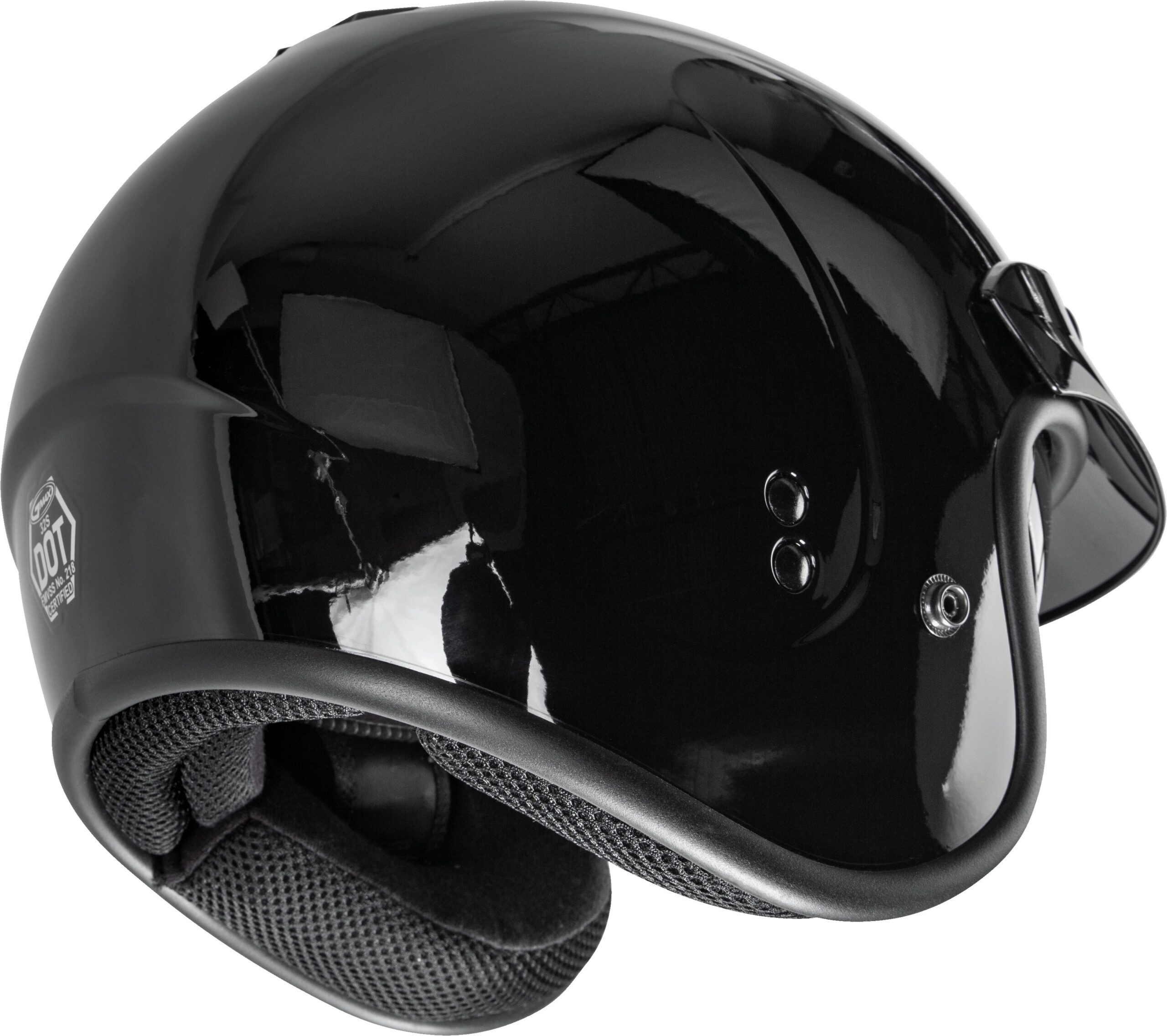 GMAX GM-32 Open-Face Helmet Black Large - Image 6