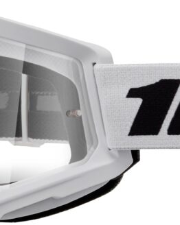 Strata 2 White Goggles - Clear Lens