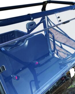 QuadBoss Windbreak Folding Windshield Clear Fits 2013 Polaris Ranger 800