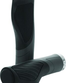 BikeMaster Lock-On Ergo Grips - Black/Grey