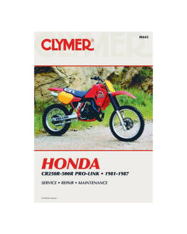 Clymer Shop Repair & Service Manual Soft Cover Fits 1981-1987 Honda CR250-500