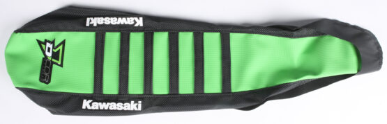 Gripper Seat Cover Black/Green w/Ribs