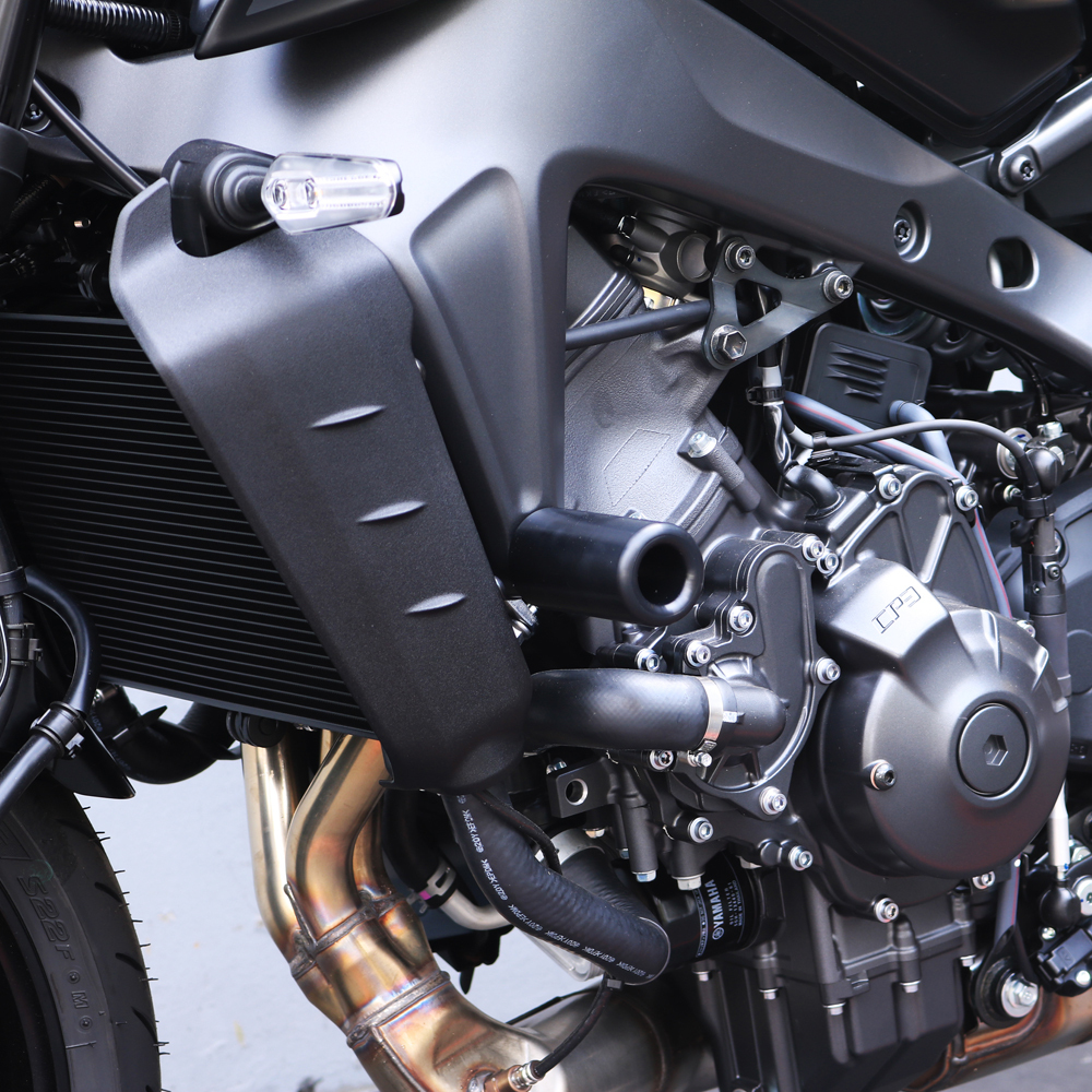 Shogun Frame Sliders No Cut Black For Yamaha MT-09 / MT-09 SP 2021-2024 - Image 4