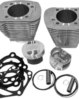 Revolution Performance 92in Big Bore Cylinder Kit Natural Silver For Evolution Big Twin