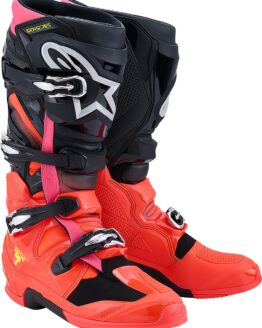 Alpinestars Tech 7 MX Boots Black/Red/Pink US 8