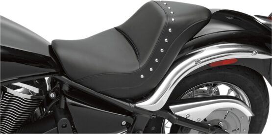 Renegade Deluxe Studded Solo Seat Black Gel Low