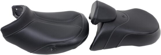 Heated Adventure Tour Vinyl 2-Up Seat Black Foam Low