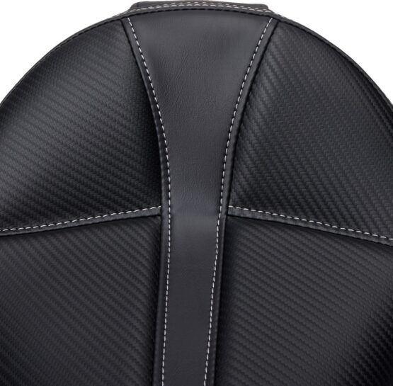 Dominator Stitched Vinyl Solo Seat Black Gel - Image 4