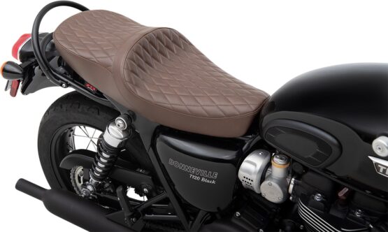 Diamond Vinyl 2-Up Seat Brown Low