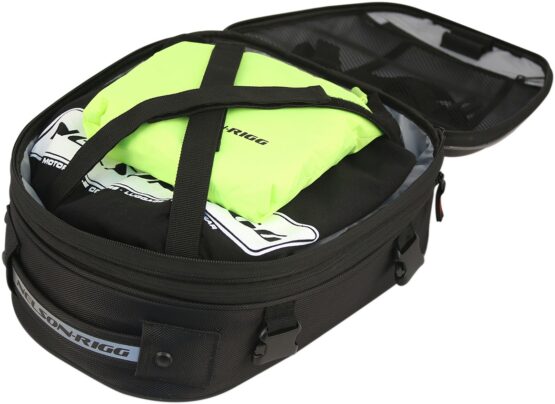 Nelson-Rigg CL-1060-R Commuter Lite Tail Bag - Black, Expandable, 11.71L - Image 4