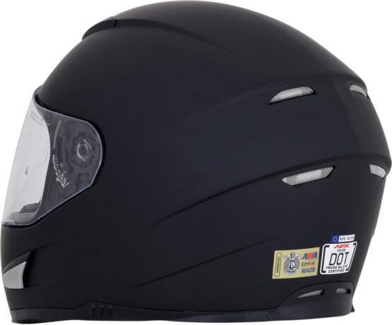 FX-99 Full Face Street Helmet Matte Black X-Small - Image 5