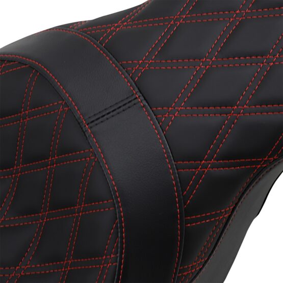 Predator Double Diamond 2-Up Seat Black/Red Forward - Image 4