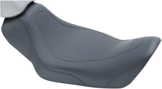 Tripper Plain Synthetic Leather Solo Seat - Black