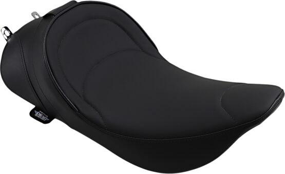 Mild Stitched Solo Seat Black Low 1-1/2"