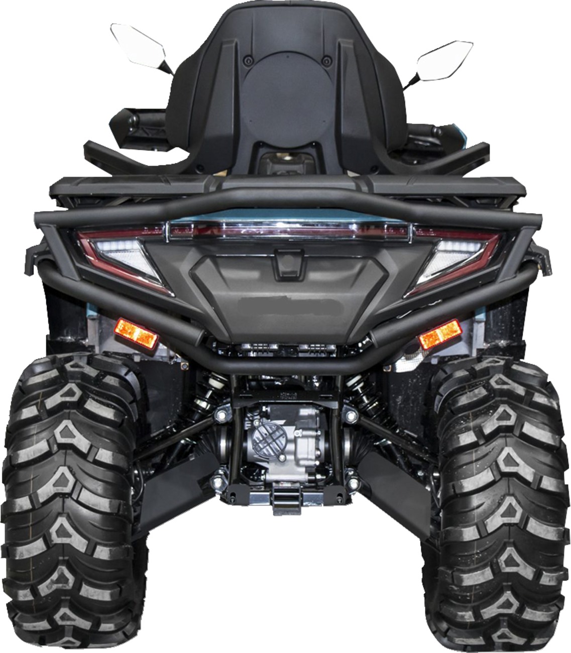 Moose Rear Bumper Black Steel For CFMOTO CForce 600 / Touring - Image 2