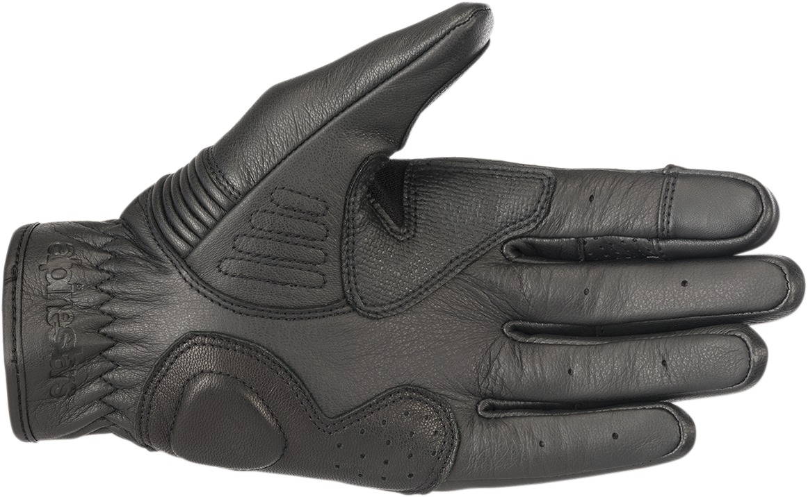 Crazy 8 Leather Motorcycle Gloves Black Small - Image 3