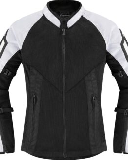 ICON Women's Mesh AF Jacket XL Black/White