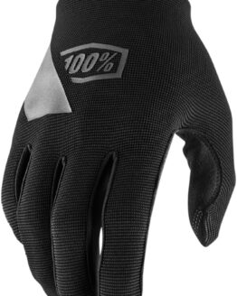 100% Ridecamp Men's Gloves Black/Charcoal Medium Off-Road Motocross