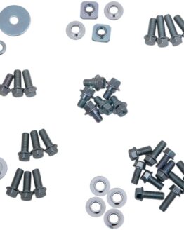 Full Plastic Fastener Kit Silver Steel by Bolt Fits 07-09 RMZ250, 05-07 RMZ450