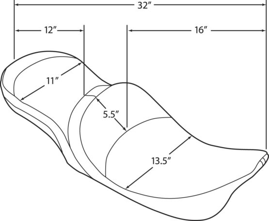 Low-Profile Pillow Leather 2-Up Seat - Image 2