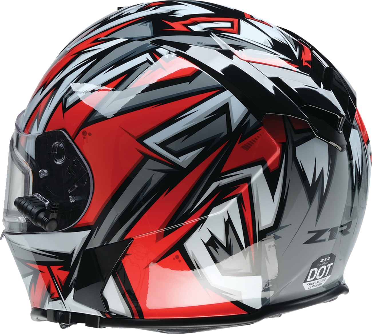 Z1R Warrant Neuron Snow Electric Helmet XS Red/White - Image 3