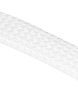 Namz Braided Flex Sleeving 3/8" ID White - 10ft Section