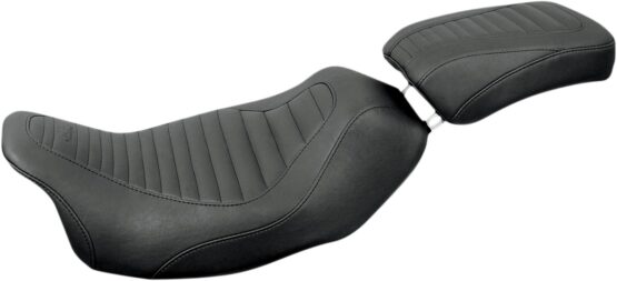 Tripper Ribbed/Stitched Synthetic Leather Pillion Pad - Image 2