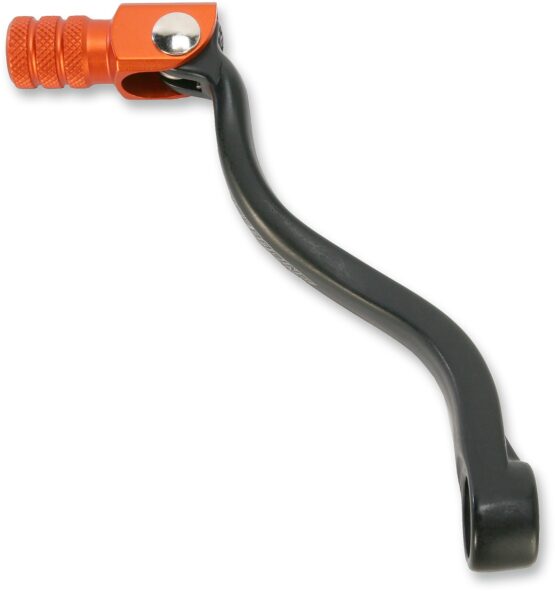 Anodized Forged Folding Shift Lever Black/Orange