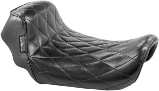 "Sprocket" Diamond Vinyl Solo Seat - Black