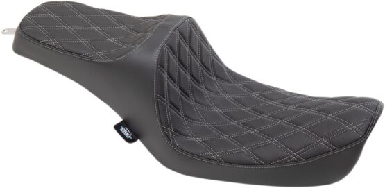 Predator Double Diamond Vinyl 2-Up Seat Black/Silver