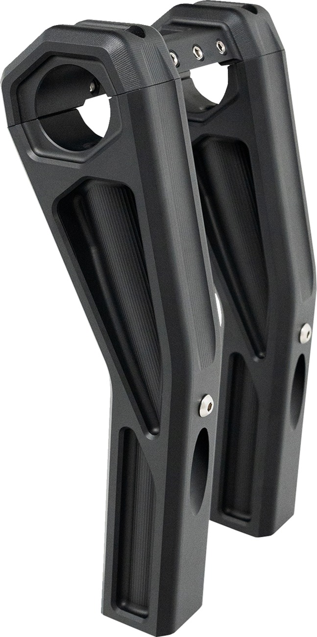 Kodlin USA Ascent Pro 8in Pullback Black Risers For Harley 3-1/2in On-Center - Image 3