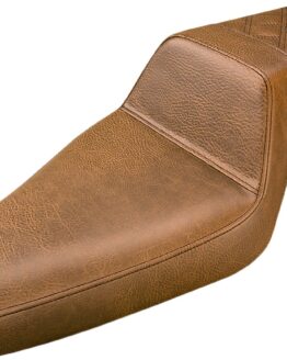 Step-Up Rear Lattice Stitch 2-Up Seat Brown