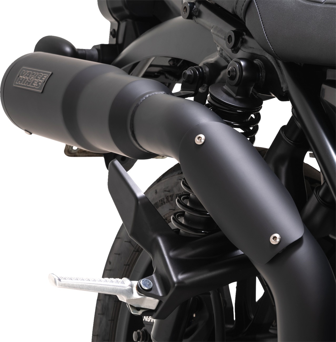 Vance & Hines Black Slip-On Exhaust Fits Honda CL500 Scrambler - Image 3
