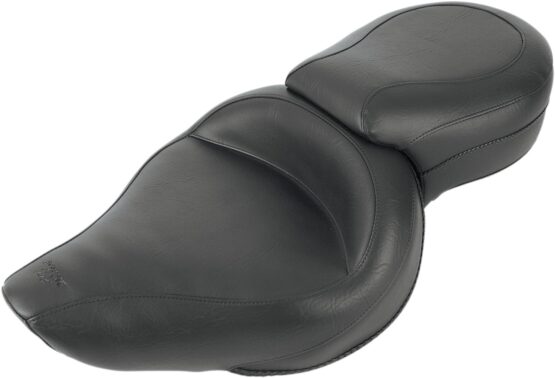 Smooth Vinyl 2-Up Seat - Black