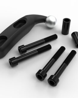 Ciro Gen 2 Drink Holder Black Perch Mount For Harley, Indian, Honda