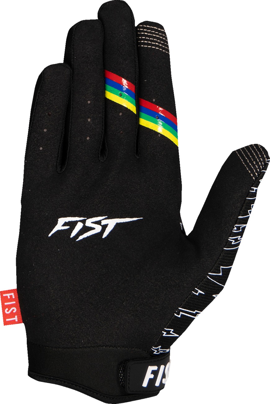 FIST Youth Sam Hill Red Label The G.O.A.T. Gloves XS White/Black - Image 3